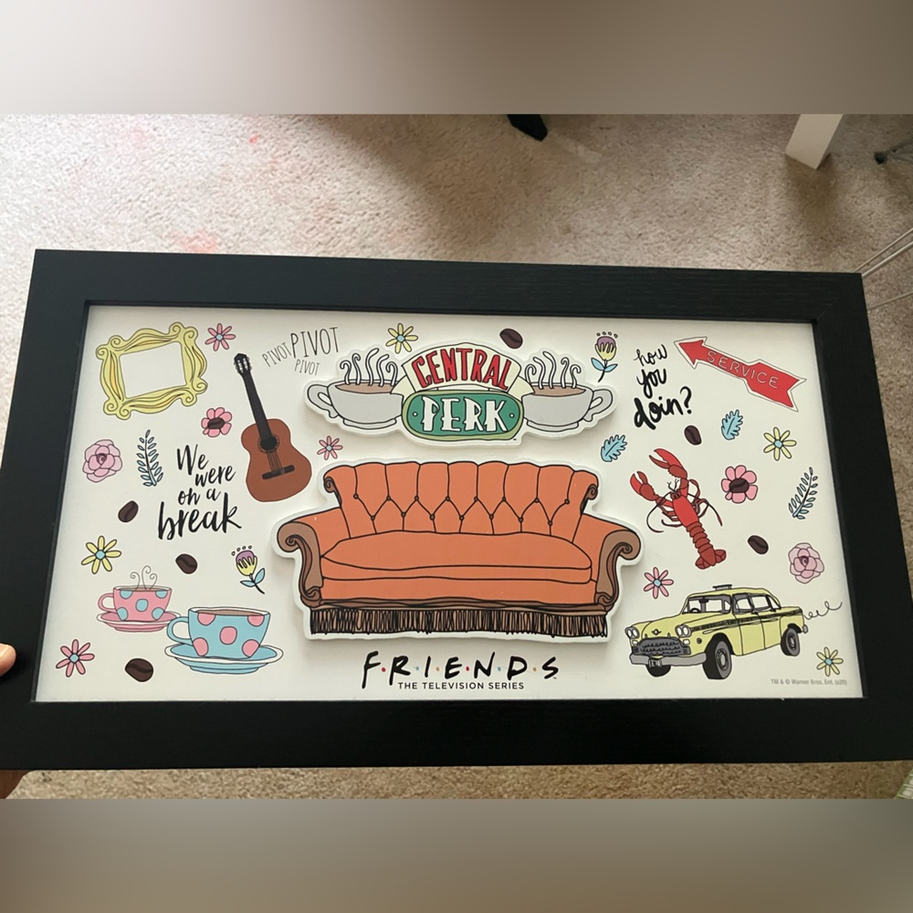 Friends TV Show Themed Wall Art